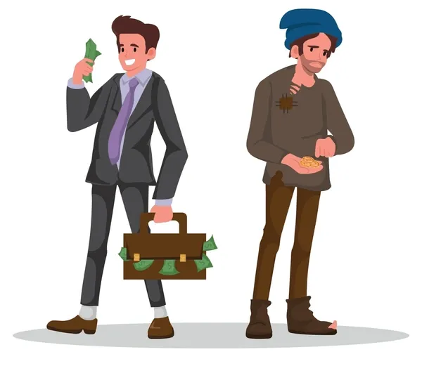 افراد ثروتمند با وجود ترس عمل می‌کنند، افراد فقیر اجازه می‌دهند ترس آن‌ها را متوقف کند